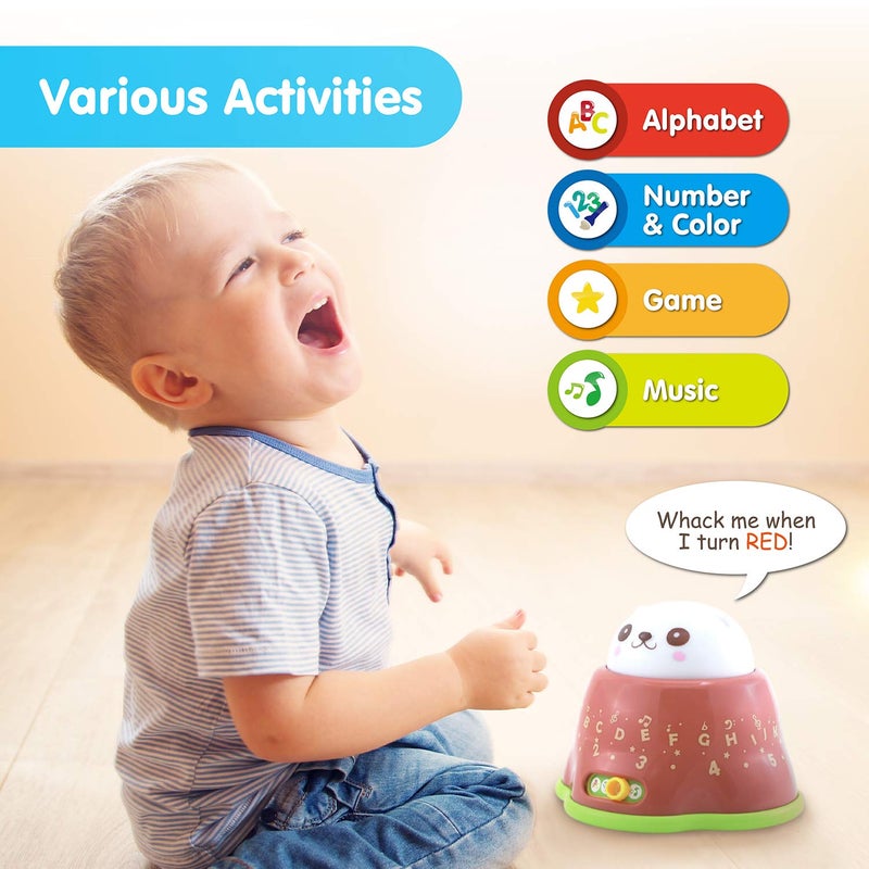 BEST LEARNING Whack and Learn Mole - Educational Interactive Light-Up Toy for Infants Babies Toddlers for 6 Month and up - First Baby Boy or Baby Girl Birthday Gift - Image 2