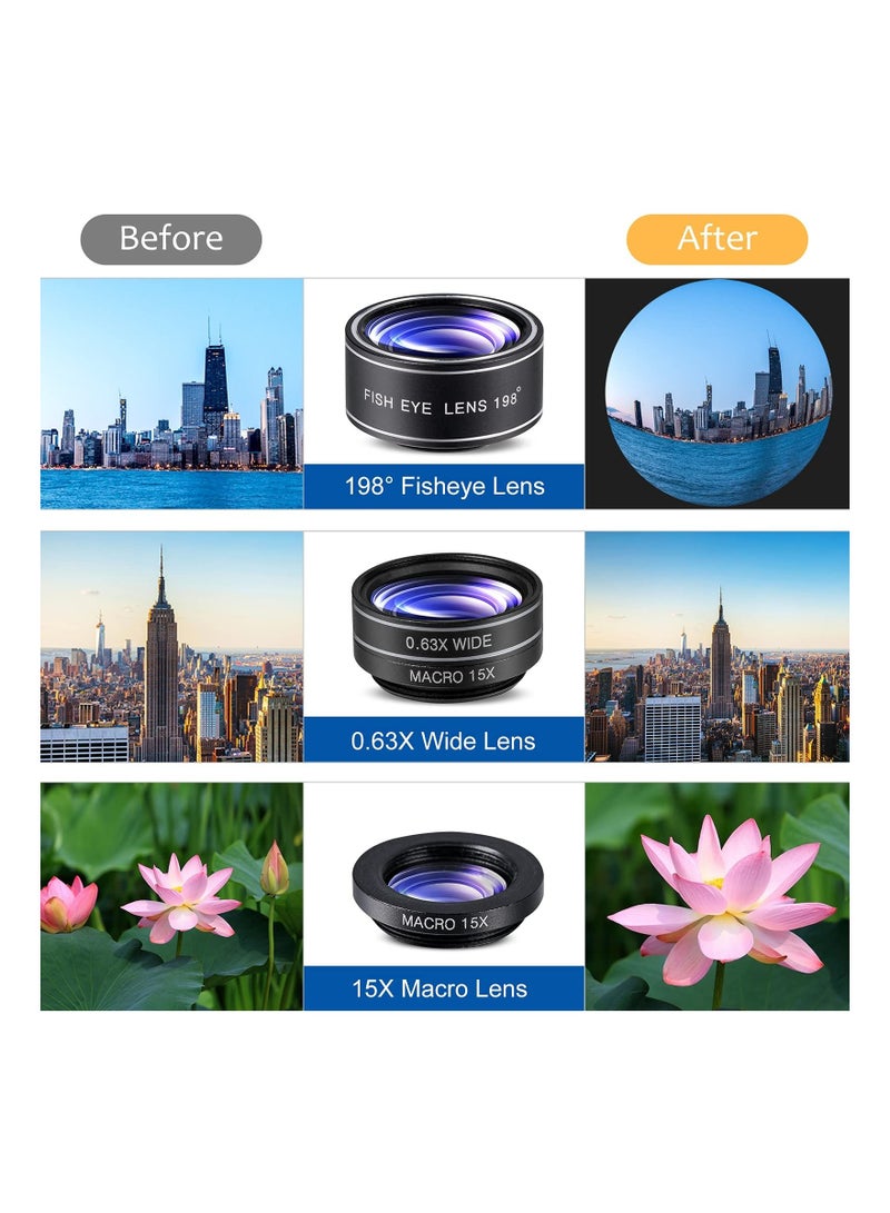 Y&D 11 in 1 Cell Phone Lens Kit for iPhone and Most of Smartphone  - Image 3