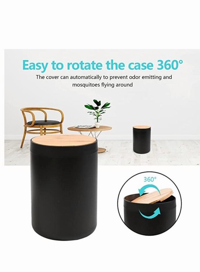 ميكسد اكسسوارات الحمام مجموعة من 6 قطع من البلاستيك هدية مجموعة بما في ذلك حامل فرشاة الأسنان ، فرشاة الأسنان حامل كأس ، موزع الصابون ، صحن الصابون ، حامل فرشاة المرحاض ، سلة المهملات - Image 5