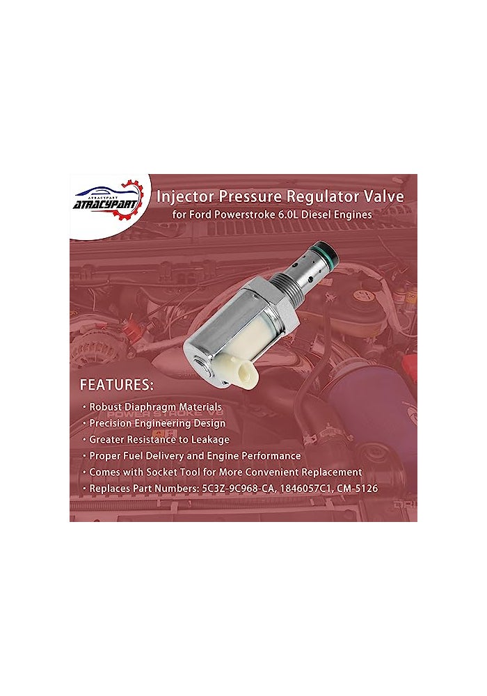 ATRACYPART 60 IPR Valve with Socket Tool Compatible With 20042010 Ford E350 E450 20032010 F250 F350 F450 F550 Super Duty Excursion Replace CM5126 1846057C1 - Image 3