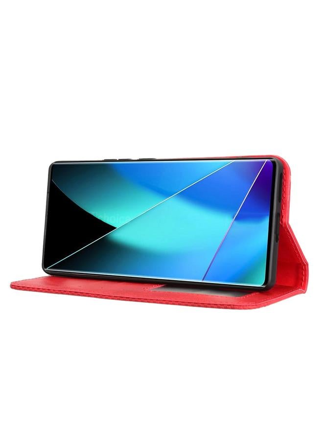 S-TOP Case For Infinix Zero 40 4G Magnetic Buckle Retro Texture Leather Phone Case - Image 5