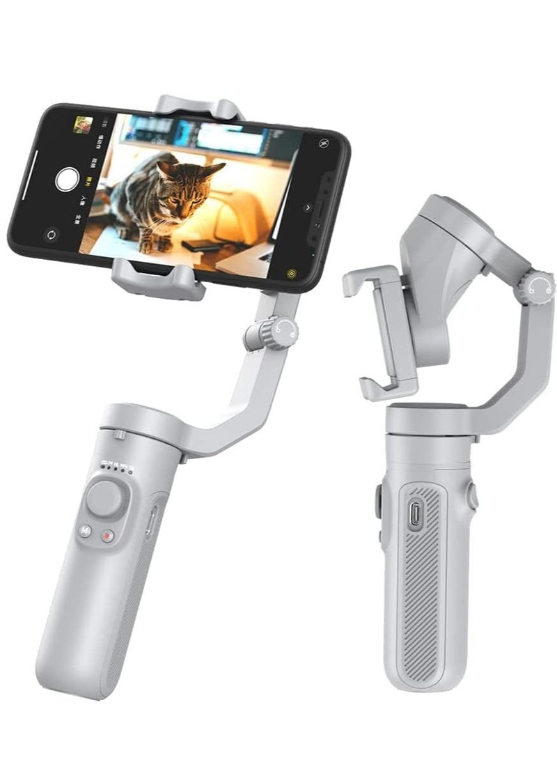 general 3-Axis Gimbal Stabilizer for Smartphone Foldable Handheld Phone Video Record Vlog Anti-Shake Stabilizer for iPhone Android - Image 1