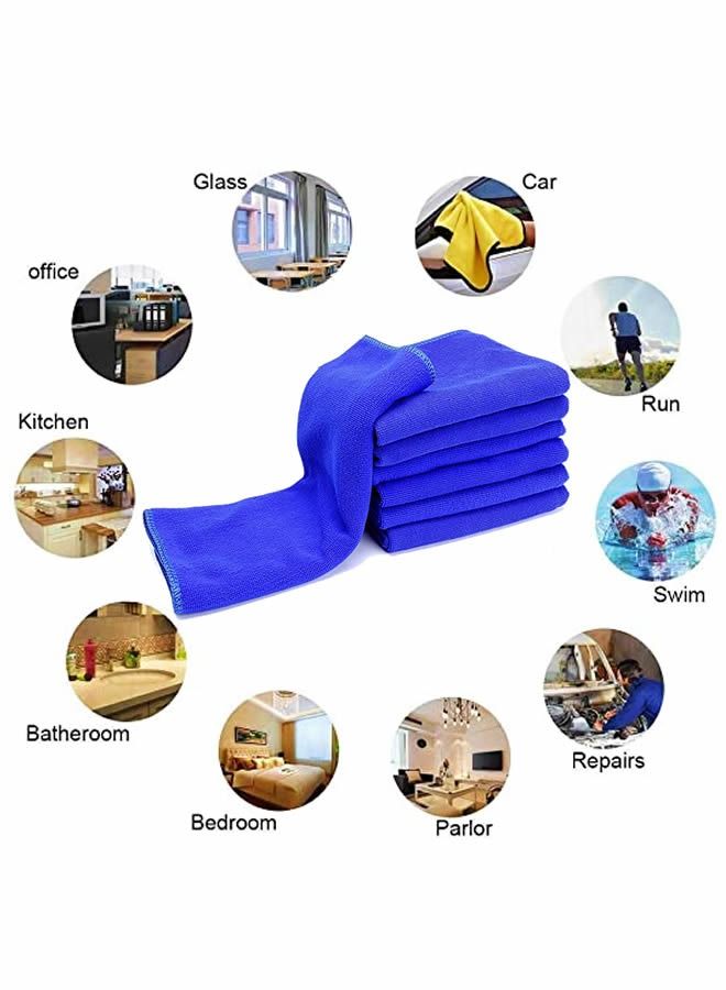 Generic 10-Piece Car Soft Microfiber Absorbent Wash Cleaning Polish Cloth  - Image 3