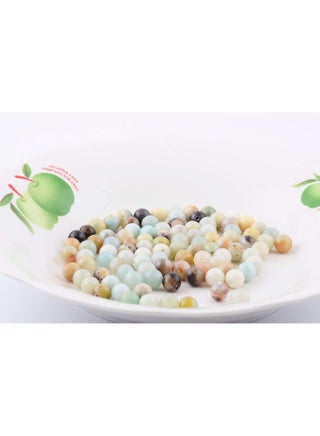 Natural Stone Beads 100pcs 6mm Amazonite Stone Round Genuine Real Stone Beading Loose Gemstone Hole Size 1mm DIY Smooth Beads for Bracelet Necklace Earrings Jewelry Making (Amazonite Green, 6mm) - pzsku/ZEF5143FCFF8069D20B20Z/45/1760361433/04fddda1-8570-4f48-a335-0c5b1b26cdb4