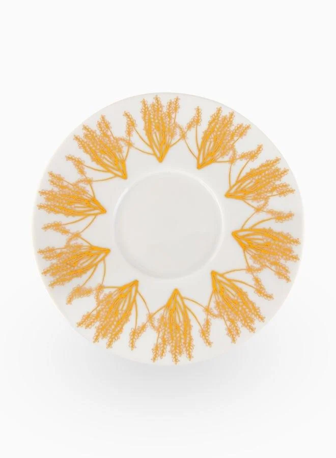 Silsal Set of 2 Tamrah Porcelain Teacups and Saucers