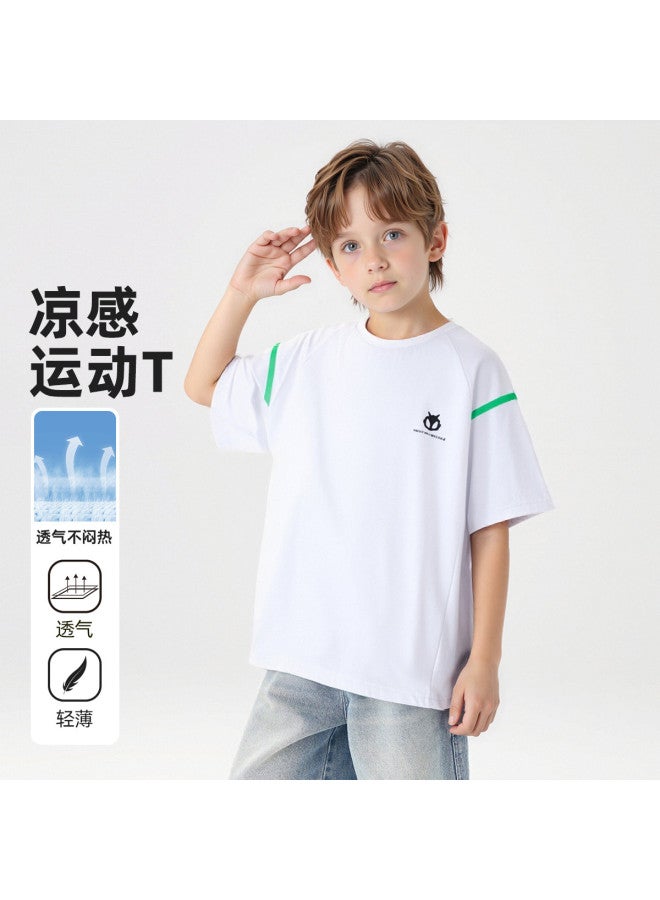 Bumblebee Boys' Short Sleeve T-shirt Cool & Breathable Kids' Casual Top 2025 New Summer Fashion Stylish Children's Wear - Image 2