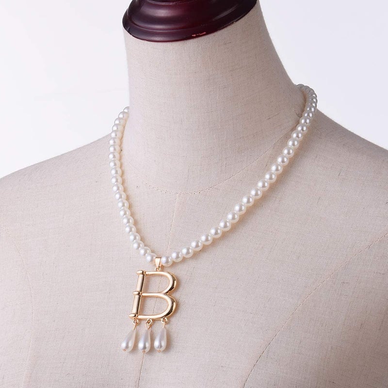 GRACEART Anne Boleyn Faux Pearl Necklace (Style-01 (Necklace)) - Image 5