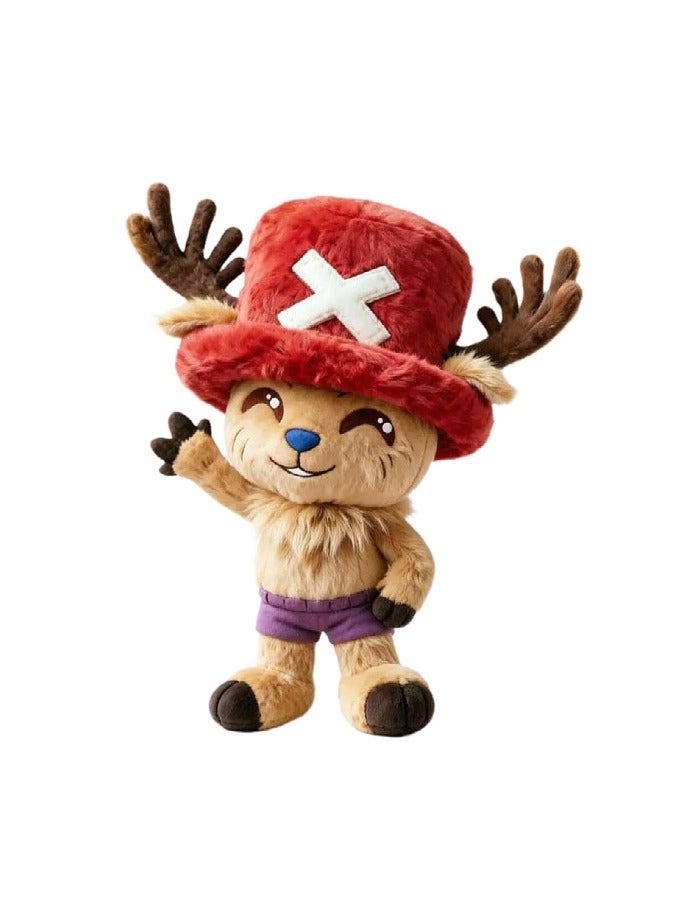 general Chopper Plush Toy Cute One Piece Anime Stuffed Plush Doll Soft Companion Gift for Kids Fans and Home Decor - Image 1
