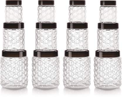 Filox Kitchen Storage Containers Set AirTight BPAFree Multipurpose Jar Set Grocery Kitchen Container Set 12 - Image 5