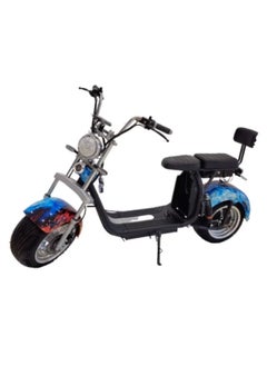 City Coco Electric Scooter with Motor 3000W and Bluetooth Speaker Unleash Thrilling Speeds upto 50 Km/h on Urban Roads Flame Battery 60W 12Ah