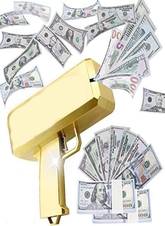 Portable Lightweight Fun Loving Entertain For Kids Money Gun  - Image 2