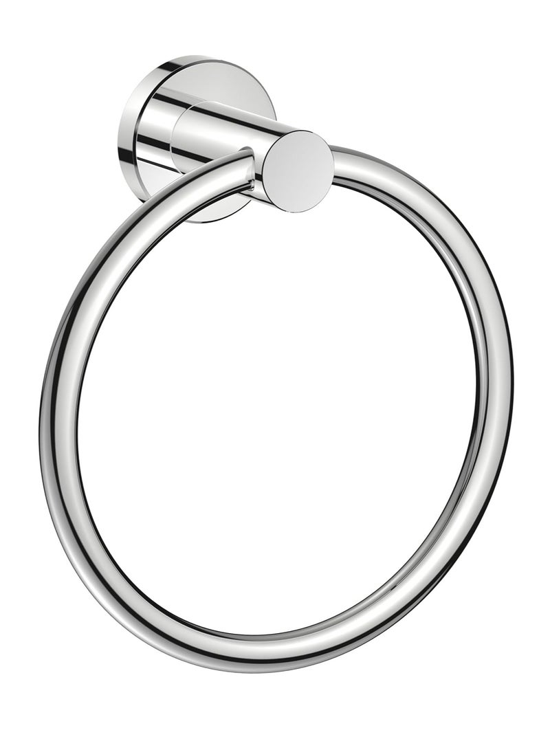 أوزيغالور حلقة منشفة مصقولة، من الفولاذ المقاوم للصدأ SUS304، مثبتة على الحائط للحمام/المطبخ - Image 1