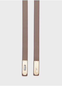 ELLA Statement Buckle Leather Waist Belt  - Image 2