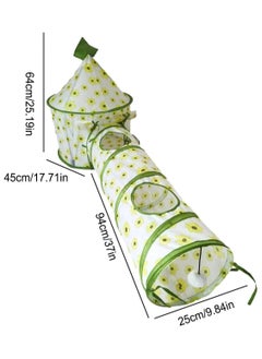 A.M Cats Play Tunnel Tube Cat Tunnel with Cube Exercising Running Collapsible Interactive for Ferrets Indoor Hamster Outdoor Dogs  - Image 4