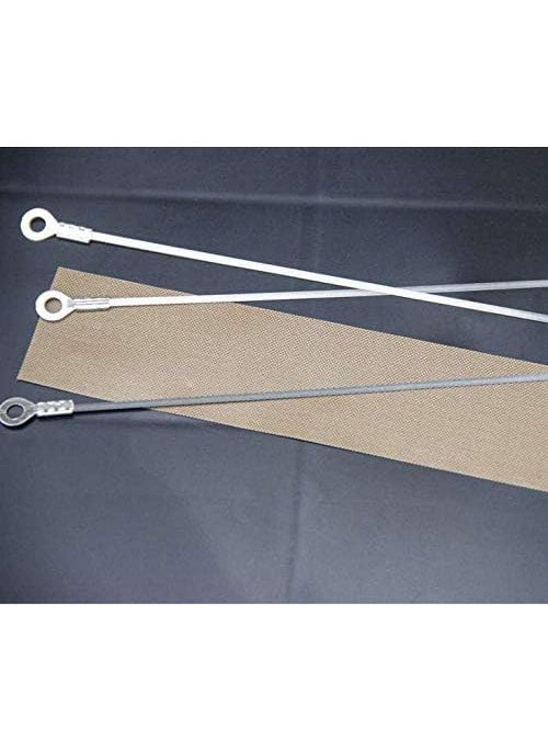 Lazybeee Lazybeee 2Pack 10inch Sealer Replacement Element Grip 250mmx2mm and Teflon Tapes Impulse Sealer Repair Kits for 10inch Heat Sealers Suitable For Most Hand Sealers  - Image 3