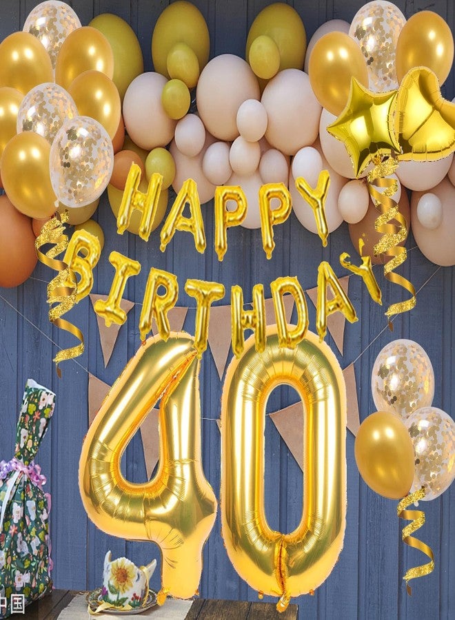 WEIKA 40 Inch Gold Number 40 Balloons, Giant Jumbo Helium Number Balloons For 40th Birthday Party,Wedding, Bridal Shower Engagement Photo Shoot, 40 Anniversary For Girl And Boy - Image 4