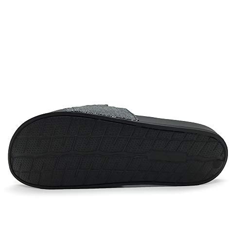 FUNKYMONKEY Women's Slides Sandals Bowknot Beach Casual Comfort Slippers (6 M US, Black) - Image 3