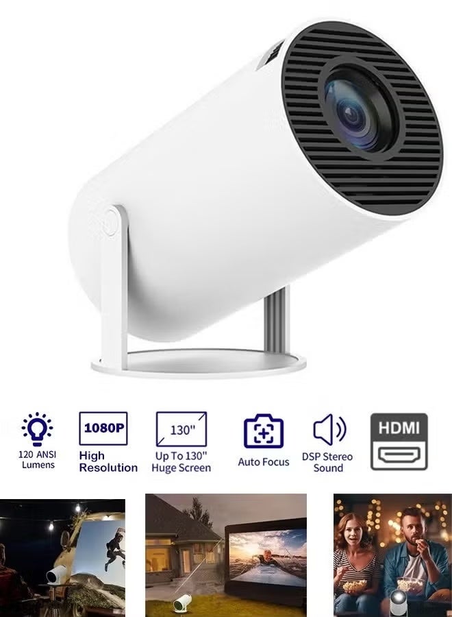 CRONY K1 Portable Projector Pocket 5G WIFI Android11.0 Support 130 Inches Home Theater Full HD for Indoor Outdoor Home Birthday Gift Compatible with TV Stick/HDMI/USB/PS5/iOS/PS4 - Image 1