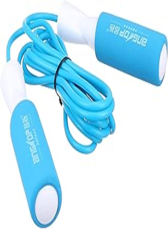 AngTop AT0620 - Adjustable Jump Rope With Bearing - Blue/White