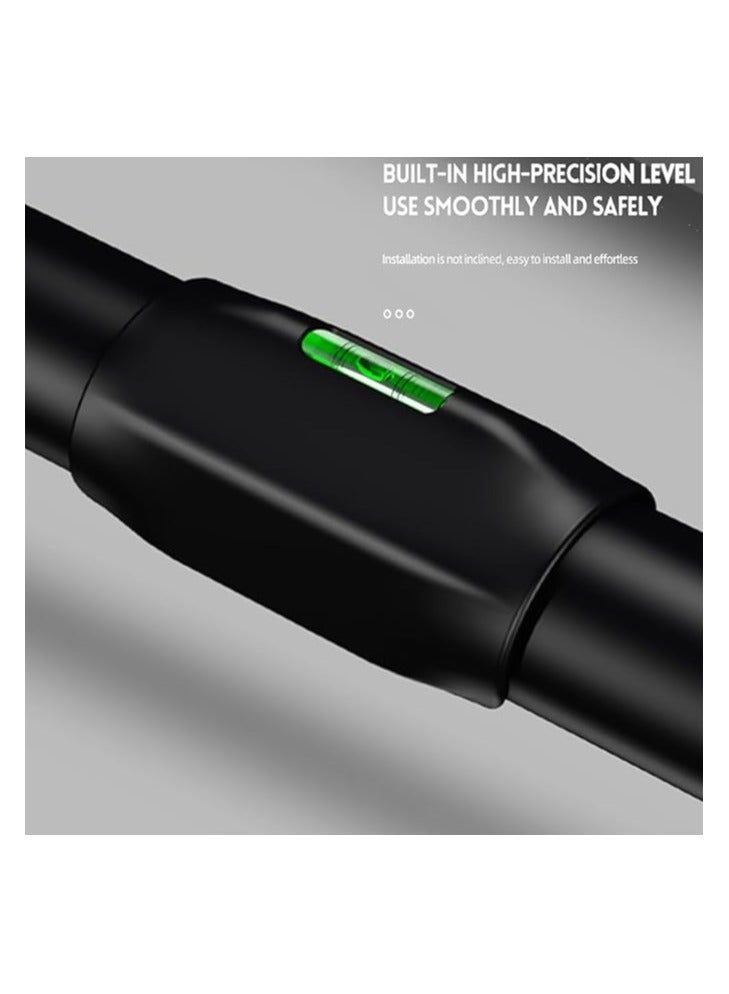 إي وورلد شريط سحب قابل للتعديل مثبت على الحائط مع مقابض مريحة للسحب وتدريبات اللياقة البدنية - تنمية العضلات وتمارين مختلفة لوزن الجسم للمنزل وصالة الألعاب الرياضية الداخلية والخارجية - Image 5