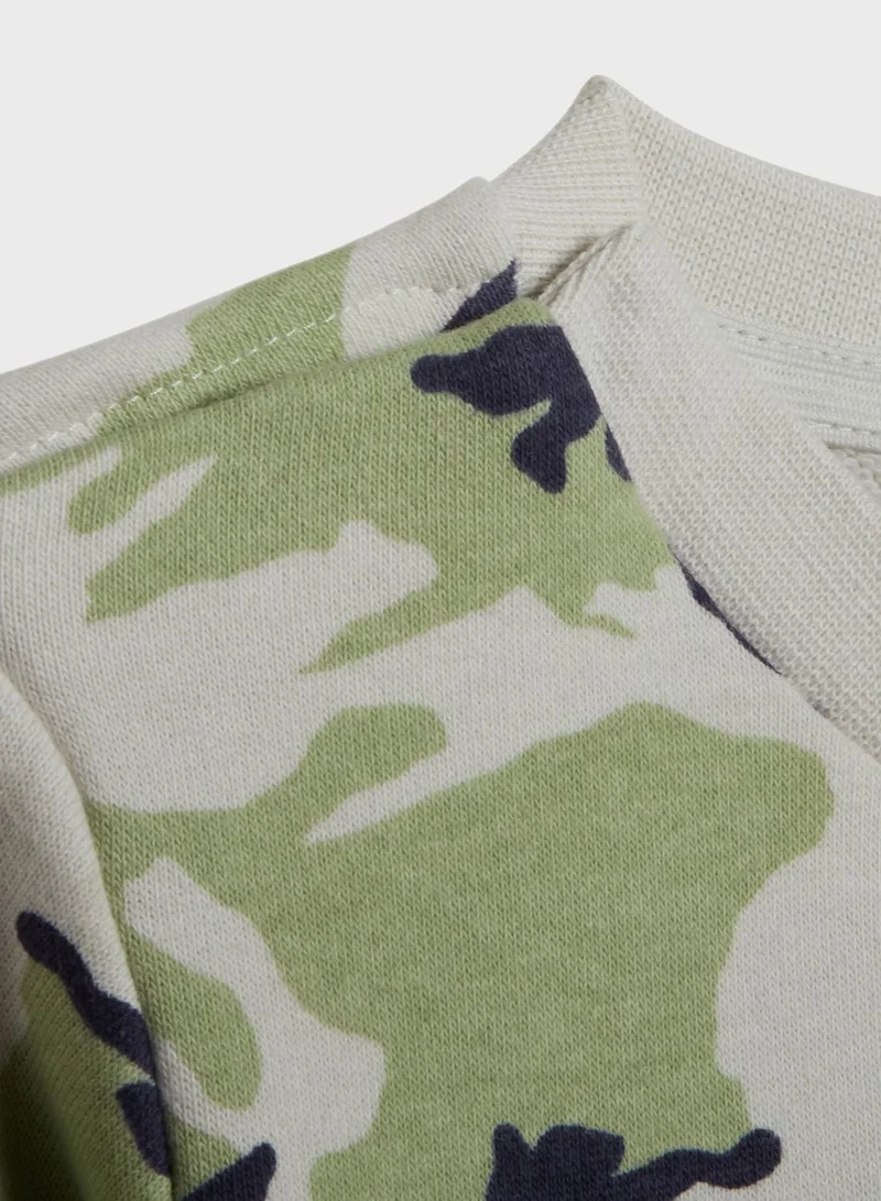 adidas Originals Infant Camo Crew Set