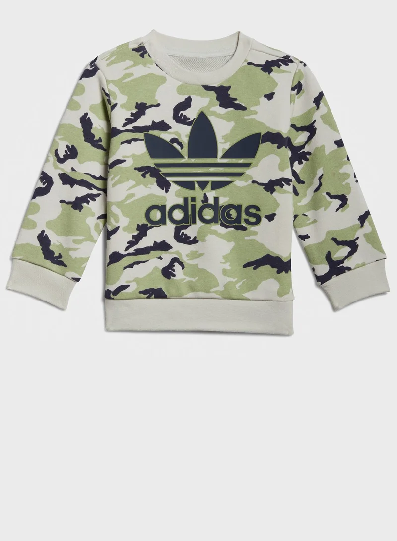 adidas Originals Infant Camo Crew Set