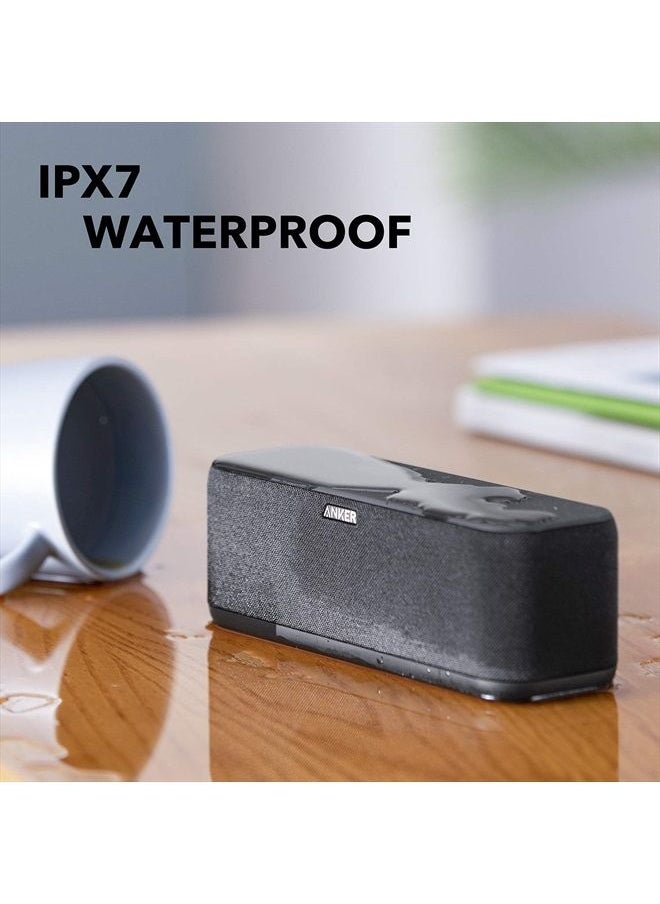 Anker - Upgraded, Anker Soundcore Boost Bluetooth Speaker with Well-Balanced Sound, BassUp, 12H Playtime, USB-C, IPX7 Waterproof, Wireless Speaker with Customizable EQ via App, Wireless Stereo Pairing - Image 1