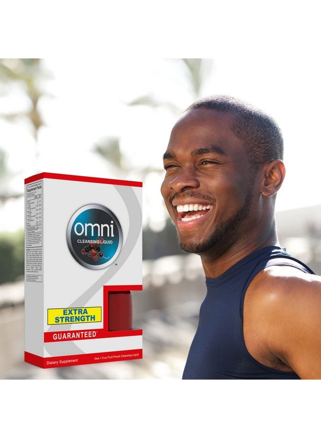 wellgenix مشروب ويلجينيكس أومني ديتوكس - قوة تطهير إضافية - منظف سريع الفلش في نفس اليوم - نكهة فواكه البونش 1 أونصة (عبوتان) - Image 2