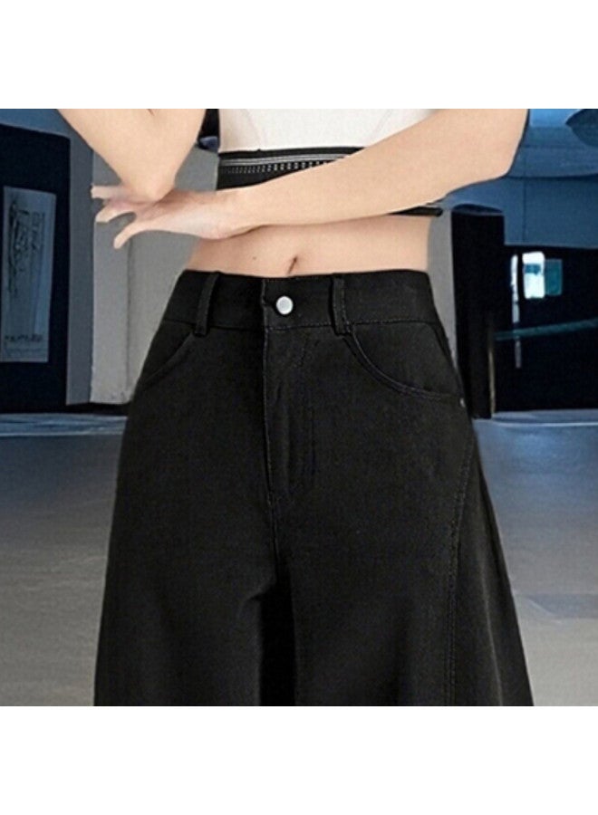 Paul Frank American Retro Work Pants, Slimming And Taller-looking For Women, 26 Years Spring And Autumn, Petite-friendly Loose Wide-leg Pants, Wutong Pants Trend - Image 5