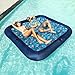 FindUWill Extra Large Pool Floats 985 Full Size Fabric Covered Inflatable Tanning Pool Lounger with Pillow for 4 Person Swimming Pool Mattress Blow Up Beach Floaties for Family Pool Travel - Image 4
