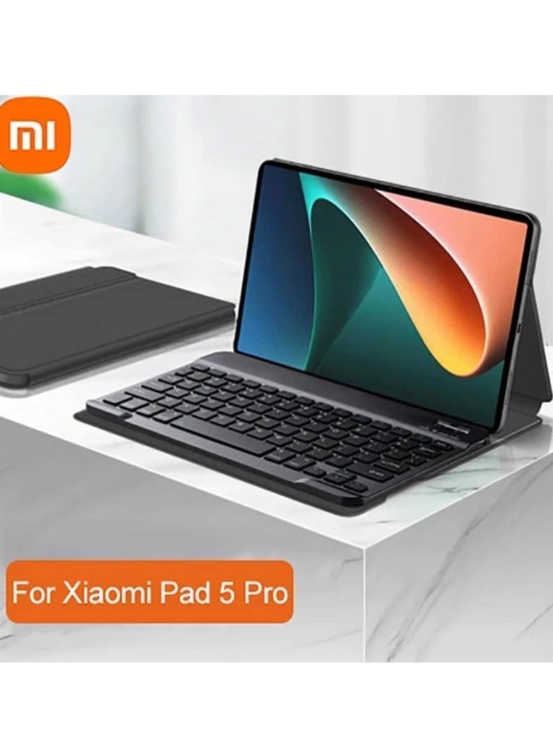 ELTRAZONE Mi pad 5/Mi pad 5 Pro Case with Keyboard, Slim Mi pad 5/Mi pad 5 Pro 11inch Keyboard Case with Pen Holder Bluetooth Keyboard Cover Case for Mi pad 5/Mi Pad 5 Pro 5G 11inch (Black) - Image 3