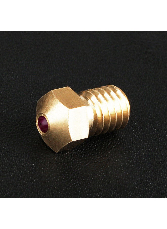 High Temperature Ruby Nozzle V6 Nozzles 0.4mm 3D Printer Parts 1.75 Filament for PETG ABS PET PEEK Compatible with PRUSA I3 MK3/LulzBot