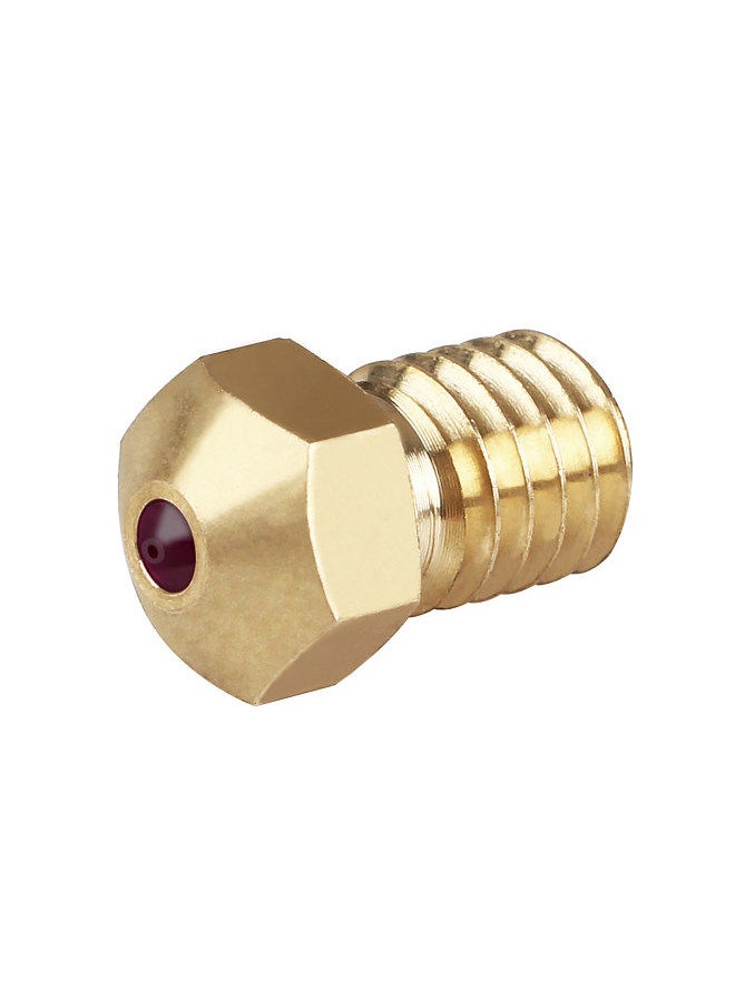 High Temperature Ruby Nozzle V6 Nozzles 0.4mm 3D Printer Parts 1.75 Filament for PETG ABS PET PEEK Compatible with PRUSA I3 MK3/LulzBot