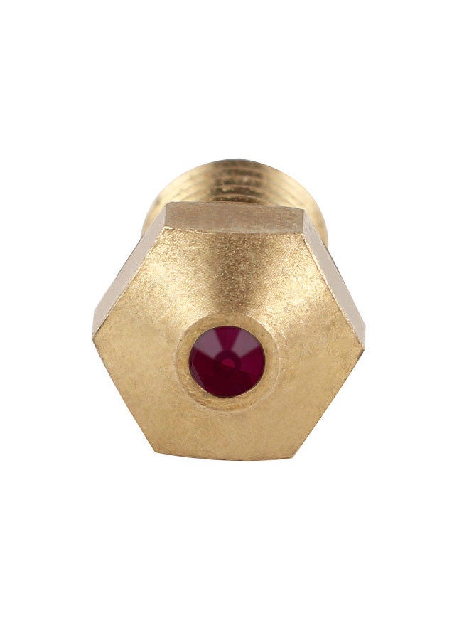 High Temperature Ruby Nozzle V6 Nozzles 0.4mm 3D Printer Parts 1.75 Filament for PETG ABS PET PEEK Compatible with PRUSA I3 MK3/LulzBot