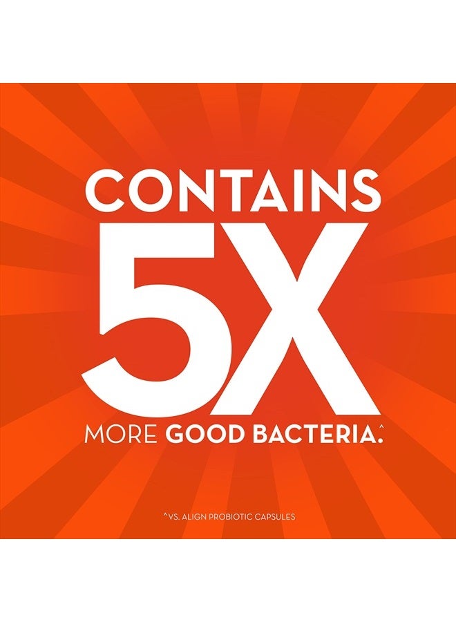 Align بروبيوتيك إكسترا سترينث، بروبيوتيك للنساء والرجال، العلامة التجارية رقم 1 التي يوصي بها الأطباء‡، 5 أضعاف البكتيريا الجيدة^ للمساعدة في دعم نظام هضمي صحي*، 42 كبسولة - Image 5