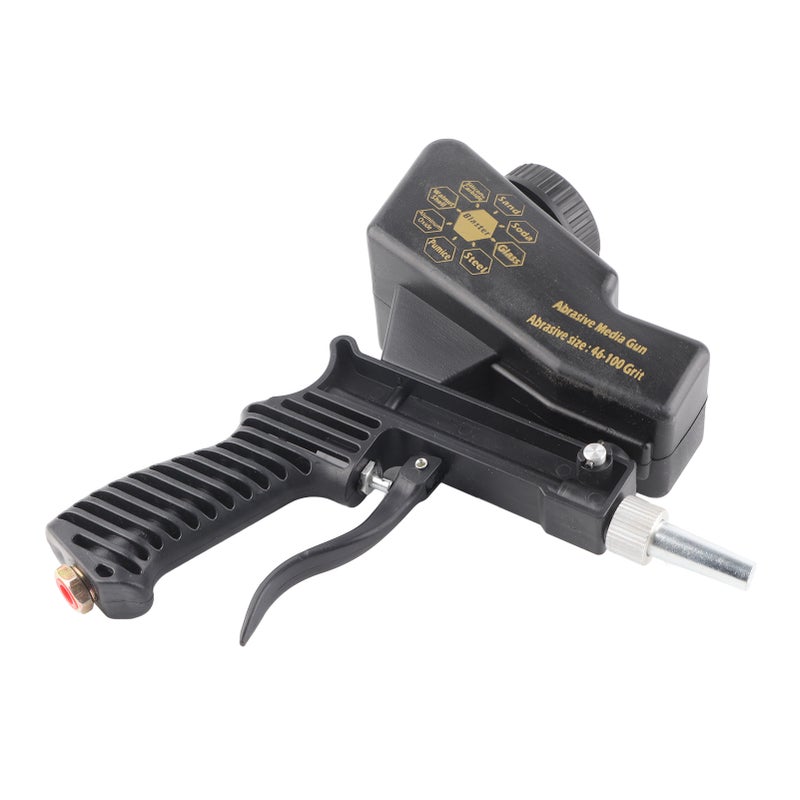 Sandblaster Sand Blaster Sandblasting Spray Gun Tool Set Kit for Spraying Cleaning Black - Image 2