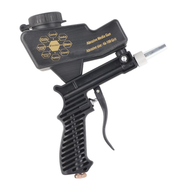 Sandblaster Sand Blaster Sandblasting Spray Gun Tool Set Kit for Spraying Cleaning Black - Image 5