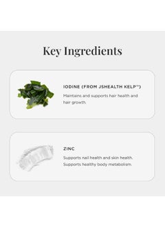 JSHealth Hair Formula - Vitamins For Hair Growth And Energy With Zinc And Iodine - Hair Loss Supplement For Men And Women (60 Capsules)  - Image 4