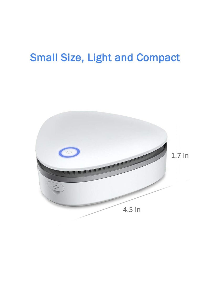 Battery Powered 20mg to hour Mini Ozone Purifier for Home, Car, Refrigerator, Shoe cabinet, Bathroom, Kitchen, Pet Shop