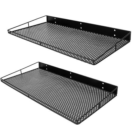 RedCall Heavy-Duty Wall Shelf, 2 Pack Garage Shelf, 23.5" x 12" Large Wall Mounted Shelves for Garage, Laundry Room, Closet, Holds Up to 75 Lbs - Image 1