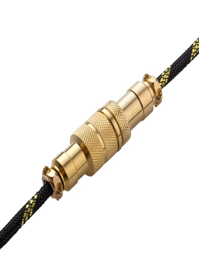 CableMod كابل كابل مود برو الملتف للوحة المفاتيح (ميداس فويل أسود، USB A إلى USB Type C، 150 سم) - Image 3