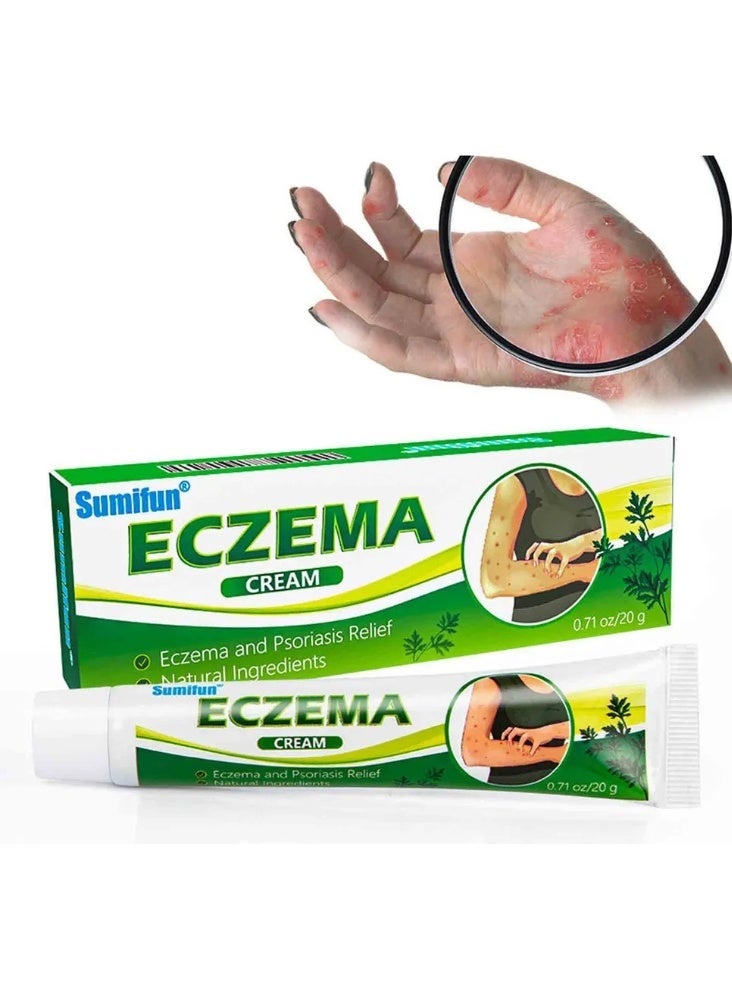 سوميفون كريم الأكزيما 20 غرام - مرهم للعناية بالبشرة الجافة والحكة، وتخفيف آلام القدمين واليدين، وعلاج قدم الرياضيين، وترطيب البشرة وتهدئتها، وعلاج التهاب الجلد والصدفية والأكزيما، والعناية بالبشرة الحساسة - Image 2