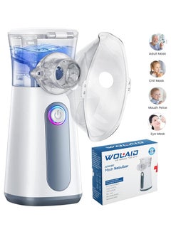 Wolaid Ultra Mist Mesh Nebulizer – Portable Inhalation Device for Kids and Adults