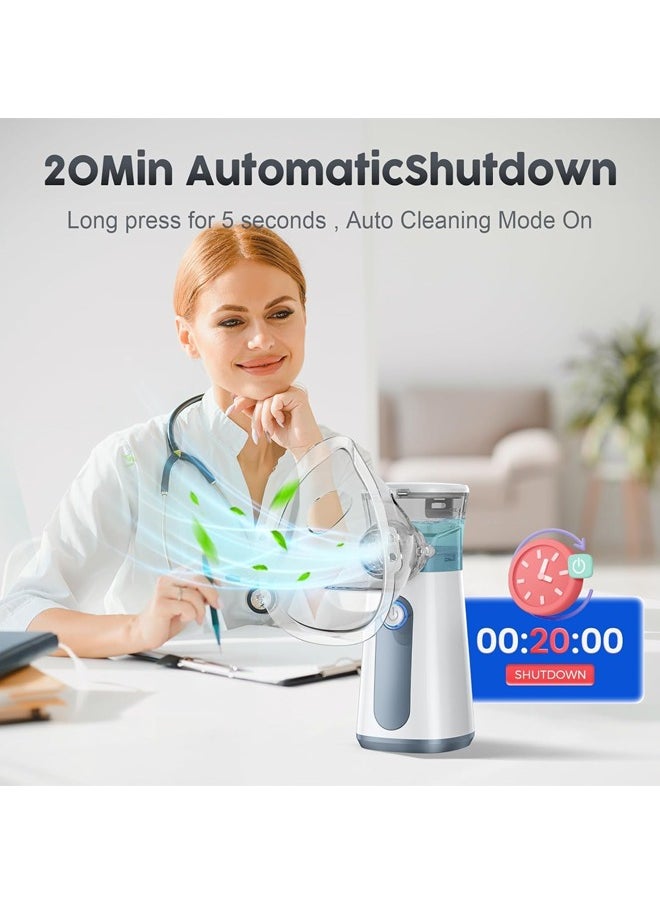WOLAID - Wolaid Ultra Mist Mesh Nebulizer – Portable Inhalation Device for Kids and Adults - Image 1