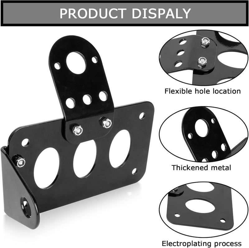 PSLER Side Mount Motorcycle License Plate Bracket - Image 4