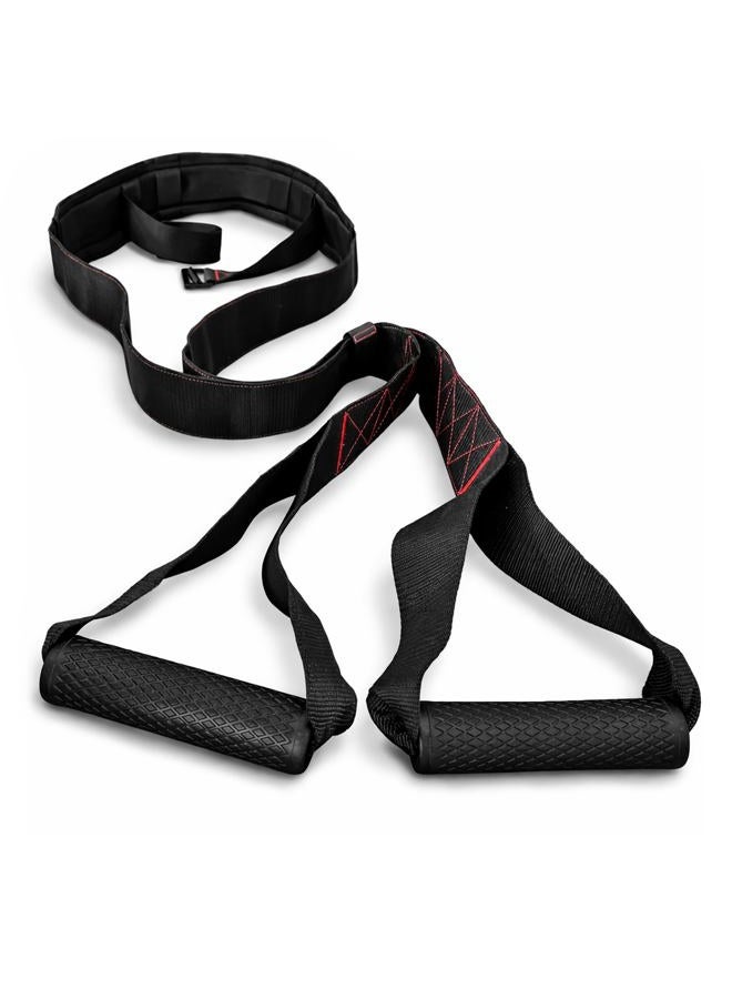 THEFITGUY Two-Person Football Training Equipment | Resistance Belt with Built-In Grip Handles for Game-Speed Feedback | Non-Elastic Sprint Trainer for Speed, Agility & Power - Image 1