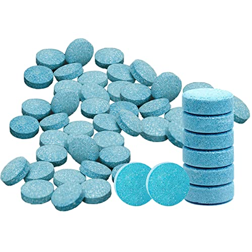 ASUBHA 50PCS Car Windshield Washer Fluid Tablets, Windshield Wipe Fluid, Windshield Washer Fluid Concentrate, Windshield Washer Solid Effervescent, Automotive Glass Cleaner Fit for Car Window Glass - Image 1