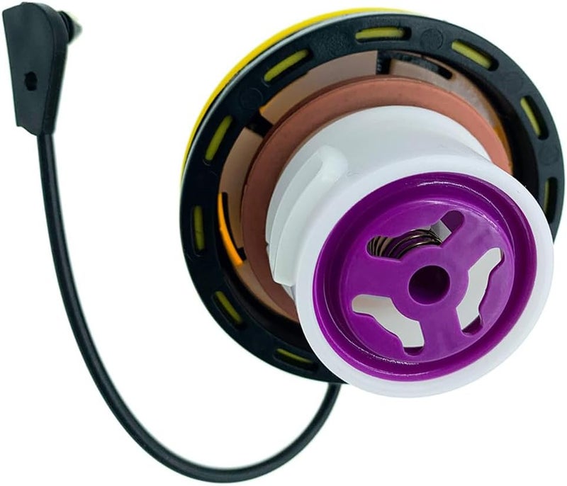 Suitable for Jaguar XE/XF/XJ/XFR8/E-PACE/RF/IPACE model fuel tank filling cap fuel tank sealing cap yellow (LR053666) - Image 4