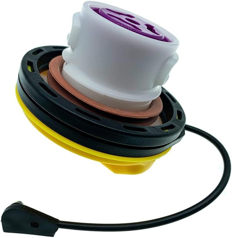 Suitable for Jaguar XE/XF/XJ/XFR8/E-PACE/RF/IPACE model fuel tank filling cap fuel tank sealing cap yellow (LR053666) - Image 1