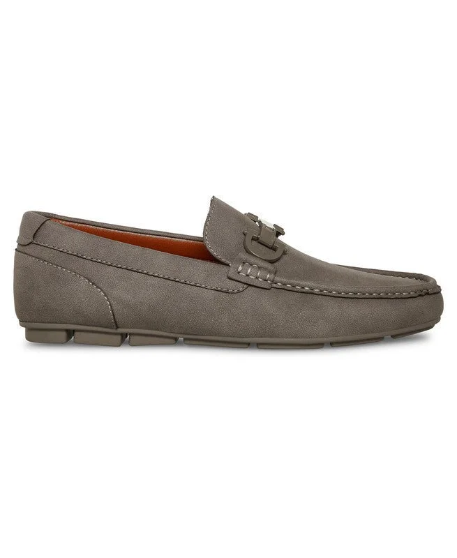 Steve Madden M-Snappz Men's Grey Loafers &amp; Mocassins
